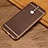 Coque Silicone Gel Motif Cuir pour Huawei Nova 2i Marron Petit