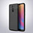 Coque Silicone Gel Motif Cuir pour Xiaomi Redmi 8 Noir Petit