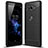 Coque Silicone Gel Serge avec Support pour Sony Xperia XZ2 Compact Noir