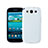 Coque Silicone Gel Souple Couleur Unie pour Samsung Galaxy S3 4G i9305 Blanc