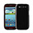 Coque Silicone Gel Souple Couleur Unie pour Samsung Galaxy S3 4G i9305 Noir