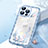 Coque Silicone Housse Etui Gel Bling-Bling AT1 pour Apple iPhone 13 Mini Petit