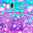 Coque Silicone Housse Etui Gel Bling-Bling avec Laniere Strap S01 pour Samsung Galaxy A02 Petit