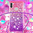 Coque Silicone Housse Etui Gel Bling-Bling avec Laniere Strap S01 pour Samsung Galaxy A11 Petit