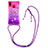 Coque Silicone Housse Etui Gel Bling-Bling avec Laniere Strap S01 pour Samsung Galaxy M01s Petit