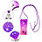 Coque Silicone Housse Etui Gel Bling-Bling avec Laniere Strap S01 pour Samsung Galaxy M20 Petit