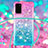 Coque Silicone Housse Etui Gel Bling-Bling avec Laniere Strap S01 pour Samsung Galaxy S20 Petit