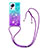 Coque Silicone Housse Etui Gel Bling-Bling avec Laniere Strap S01 pour Xiaomi Civi 2 5G Petit