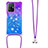 Coque Silicone Housse Etui Gel Bling-Bling avec Laniere Strap S01 pour Xiaomi Mi 11T 5G Petit