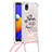 Coque Silicone Housse Etui Gel Bling-Bling avec Laniere Strap S02 pour Samsung Galaxy A01 Core Mixte