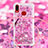 Coque Silicone Housse Etui Gel Bling-Bling avec Laniere Strap S02 pour Samsung Galaxy M01s Petit