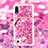 Coque Silicone Housse Etui Gel Bling-Bling avec Laniere Strap S02 pour Samsung Galaxy M10 Petit