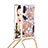 Coque Silicone Housse Etui Gel Bling-Bling avec Laniere Strap S02 pour Samsung Galaxy Note 10 Plus 5G Petit