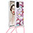 Coque Silicone Housse Etui Gel Bling-Bling avec Laniere Strap S02 pour Samsung Galaxy S20 5G Rouge