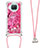 Coque Silicone Housse Etui Gel Bling-Bling avec Laniere Strap S02 pour Xiaomi Mi 10i 5G Petit