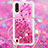 Coque Silicone Housse Etui Gel Bling-Bling avec Laniere Strap S03 pour Samsung Galaxy A01 SM-A015 Petit