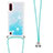 Coque Silicone Housse Etui Gel Bling-Bling avec Laniere Strap S03 pour Samsung Galaxy A01 SM-A015 Petit