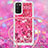 Coque Silicone Housse Etui Gel Bling-Bling avec Laniere Strap S03 pour Samsung Galaxy F02S SM-E025F Petit