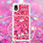 Coque Silicone Housse Etui Gel Bling-Bling avec Laniere Strap S03 pour Samsung Galaxy M01 Core Petit