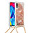 Coque Silicone Housse Etui Gel Bling-Bling avec Laniere Strap S03 pour Samsung Galaxy M10 Petit