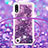 Coque Silicone Housse Etui Gel Bling-Bling avec Laniere Strap S03 pour Samsung Galaxy M10 Petit