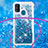 Coque Silicone Housse Etui Gel Bling-Bling avec Laniere Strap S03 pour Samsung Galaxy M21 Petit