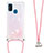 Coque Silicone Housse Etui Gel Bling-Bling avec Laniere Strap S03 pour Samsung Galaxy M30s Petit