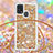 Coque Silicone Housse Etui Gel Bling-Bling avec Laniere Strap S03 pour Samsung Galaxy M31 Prime Edition Petit