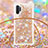 Coque Silicone Housse Etui Gel Bling-Bling avec Laniere Strap S03 pour Samsung Galaxy Note 10 Plus 5G Petit