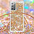 Coque Silicone Housse Etui Gel Bling-Bling avec Laniere Strap S03 pour Samsung Galaxy Note 20 5G Petit