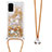 Coque Silicone Housse Etui Gel Bling-Bling avec Laniere Strap S03 pour Samsung Galaxy S20 5G Petit