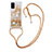 Coque Silicone Housse Etui Gel Bling-Bling avec Laniere Strap S03 pour Samsung Galaxy S20 5G Petit