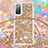 Coque Silicone Housse Etui Gel Bling-Bling avec Laniere Strap S03 pour Samsung Galaxy S20 Lite 5G Petit