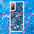 Coque Silicone Housse Etui Gel Bling-Bling avec Laniere Strap S03 pour Samsung Galaxy S20 Lite 5G Petit