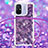 Coque Silicone Housse Etui Gel Bling-Bling avec Laniere Strap S03 pour Xiaomi Poco C55 Petit