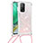 Coque Silicone Housse Etui Gel Bling-Bling avec Laniere Strap S03 pour Xiaomi Redmi K30S 5G Petit