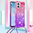 Coque Silicone Housse Etui Gel Bling-Bling avec Laniere Strap YB1 pour Motorola Moto G 5G (2023) Petit