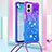 Coque Silicone Housse Etui Gel Bling-Bling avec Laniere Strap YB1 pour Motorola Moto G 5G (2023) Petit