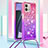 Coque Silicone Housse Etui Gel Bling-Bling avec Laniere Strap YB1 pour Motorola Moto G Stylus (2023) 5G Petit