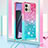 Coque Silicone Housse Etui Gel Bling-Bling avec Laniere Strap YB1 pour Motorola Moto G Stylus (2023) 5G Petit