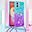 Coque Silicone Housse Etui Gel Bling-Bling avec Laniere Strap YB1 pour Samsung Galaxy A04 4G Petit