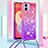 Coque Silicone Housse Etui Gel Bling-Bling avec Laniere Strap YB1 pour Samsung Galaxy A04 4G Petit