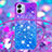 Coque Silicone Housse Etui Gel Bling-Bling avec Laniere Strap YB1 pour Samsung Galaxy M04 Petit