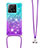 Coque Silicone Housse Etui Gel Bling-Bling avec Laniere Strap YB1 pour Xiaomi Mi 13T 5G Petit