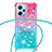 Coque Silicone Housse Etui Gel Bling-Bling avec Laniere Strap YB1 pour Xiaomi Poco X5 5G Petit