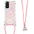 Coque Silicone Housse Etui Gel Bling-Bling avec Laniere Strap YB1 pour Xiaomi Redmi Note 11 4G (2022) Petit