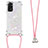 Coque Silicone Housse Etui Gel Bling-Bling avec Laniere Strap YB1 pour Xiaomi Redmi Note 11S 4G Rose