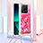 Coque Silicone Housse Etui Gel Bling-Bling avec Laniere Strap YB2 pour Xiaomi Mi 13T 5G Petit