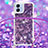 Coque Silicone Housse Etui Gel Bling-Bling avec Laniere Strap YB3 pour Samsung Galaxy A04 4G Petit