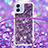 Coque Silicone Housse Etui Gel Bling-Bling avec Laniere Strap YB3 pour Samsung Galaxy F04 Petit